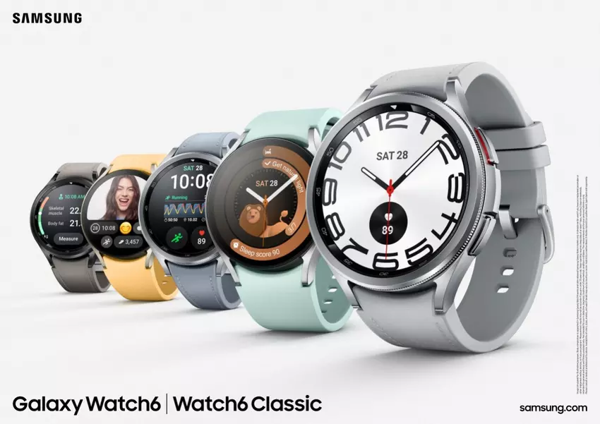 Samsung Galaxy Watch 6 - Super AMOLED-scherm, saffierglas, Exynos W930 en Wear OS 4 met One UI 6-horloge geprijsd vanaf $300