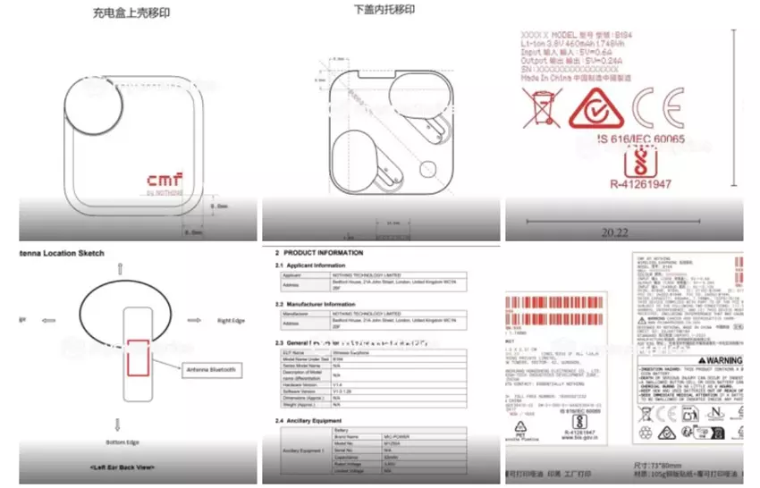 CMF Buds Pro 2 schema's en specificaties