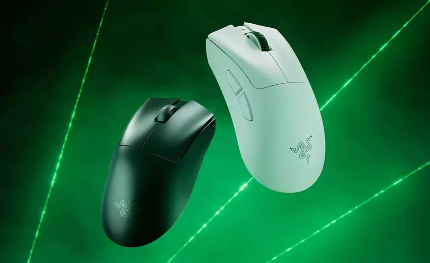 Razer heeft de DeathAdder-muis bijgewerkt: de nieuwe V4 Pro is lichter, sneller en heeft een slimme scrollwiel