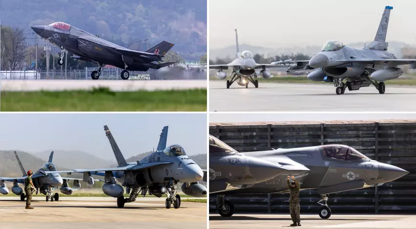 VS en Zuid-Korea starten gezamenlijke vliegoefening met F-35 Lightning II gevechtsvliegtuigen van de vijfde generatie