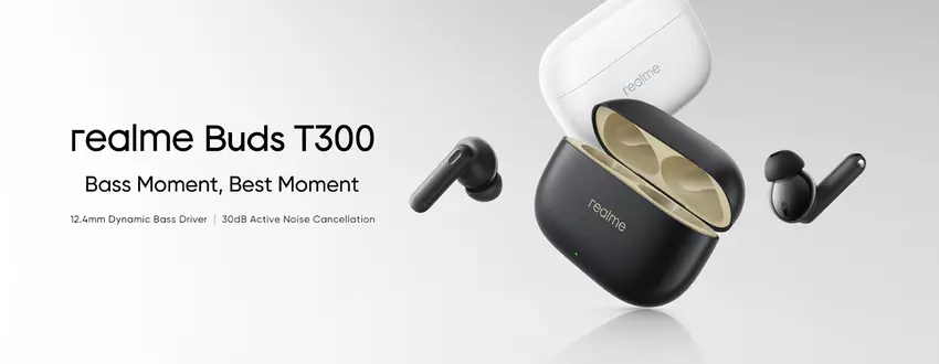 realme Buds T300: TWS-hoofdtelefoon met ANC, Spatial Audio-technologie en een batterijlevensduur tot 40 uur voor $25