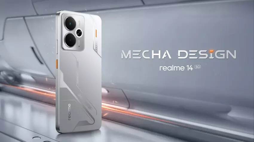 Realme heeft details onthuld van de nieuwe Realme 14 5G-smartphone met Mecha-ontwerp