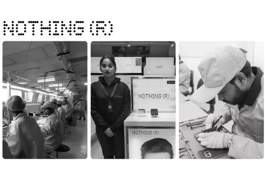 Het productieproces van Nothing-smartphones in India