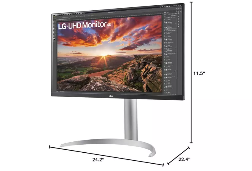 LG 27UP850-W 4k monitor voor fotografen