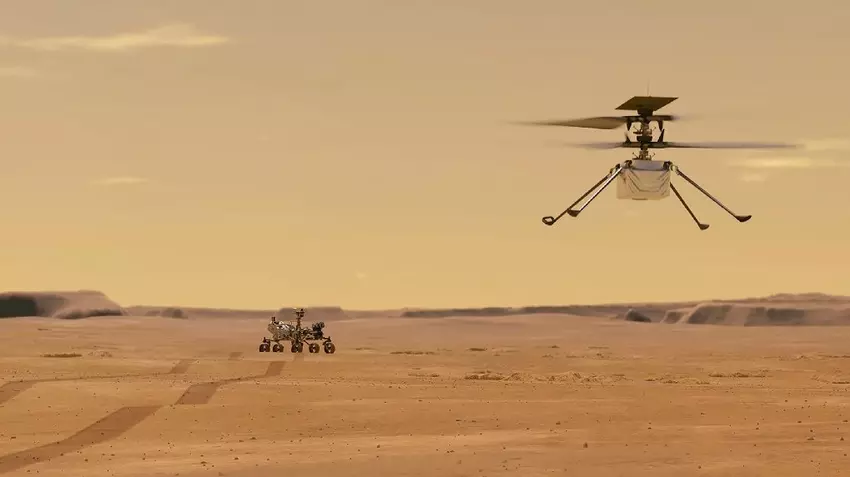 NASA's onbemande Ingenuity helikopter heeft een nieuw snelheidsrecord gevestigd tijdens zijn 60e vlucht over het oppervlak van Mars.