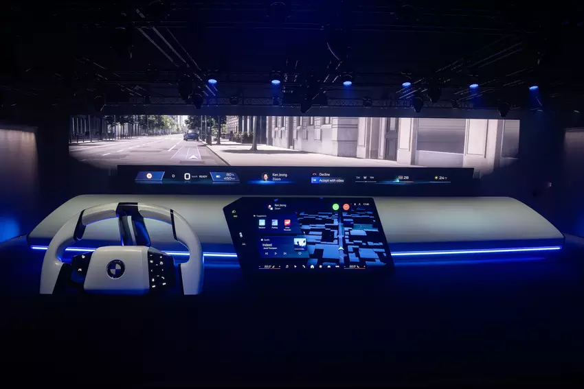 BMW Panoramic iDrive op CES 2025. Foto: BMW