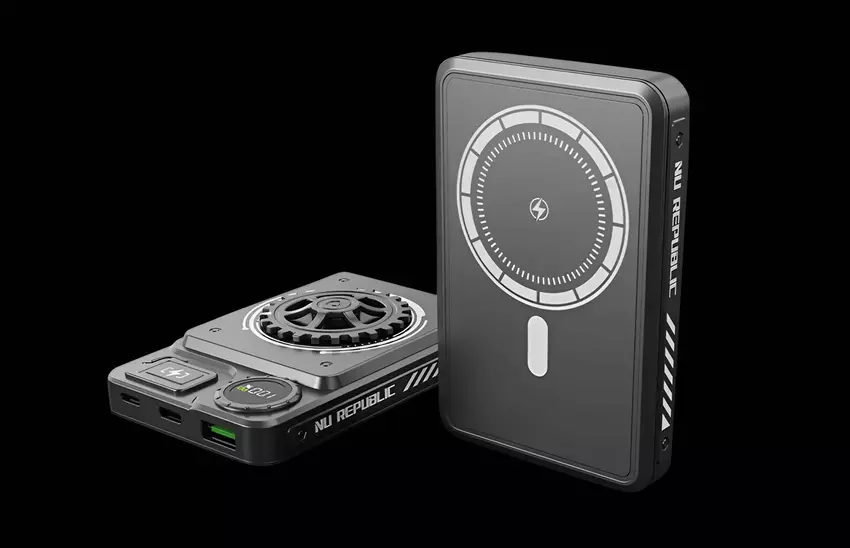 Nu Republic Cybotron Spin: een ongebruikelijke PowerBank met een spinner voor handmatig opladen