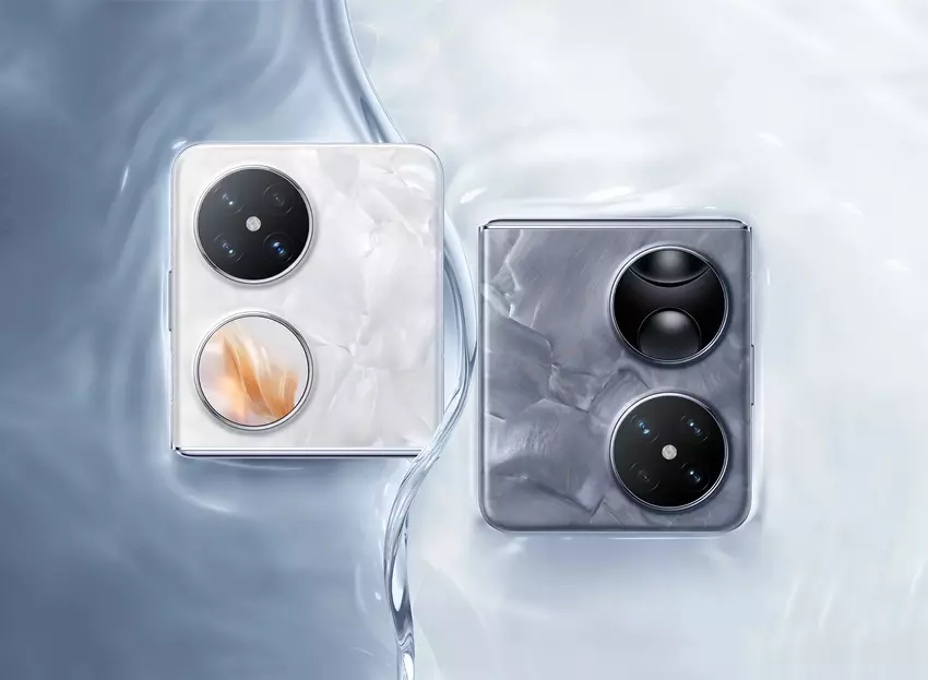 Huawei Pocket 2: een clamshell met twee schermen, satellietconnectiviteit, Kirin 9000S-chip en 50 MP camera