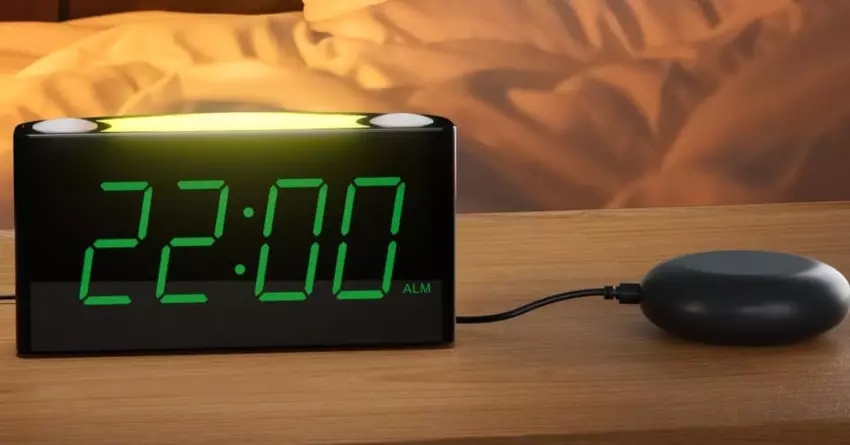 Harde wekker voor doorslapen