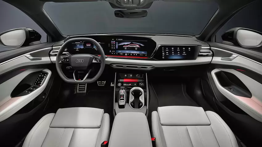 Interieur van de Audi A6 Avant (2025)