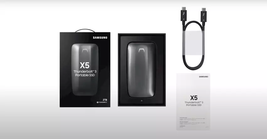 SAMSUNG X5 externe ssd voor videobewerking