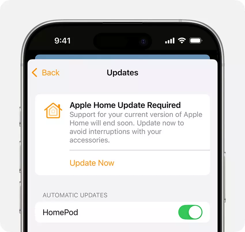 Update de Home-app