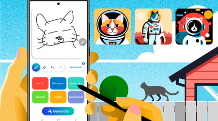 Met de vernieuwde functie Sketch to Image voor Samsung Galaxy S25-smartphones kun je nu tekenen met spraak- en tekstaanwijzingen.