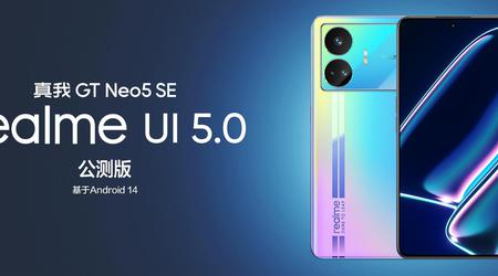 De realme GT Neo 5 SE heeft een bètaversie van realme UI 5.0 op basis van Android 14 ontvangen.