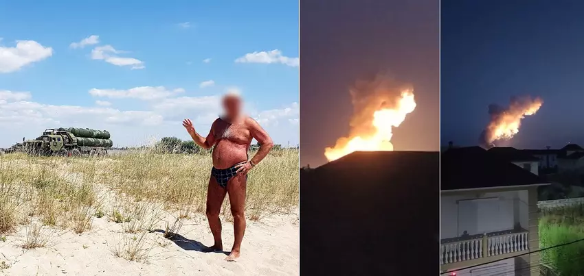 Oekraïne heeft mogelijk het 1,2 miljard dollar kostende S-400 Triumf-systeem vernietigd, een positie die in 2022 op de Krim aan Russische toeristen werd getoond.