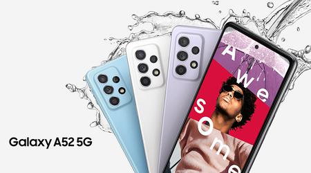 Samsung Galaxy A52 5G Samsung Galaxy A52 5G gebruikers in de VS zijn begonnen met het ontvangen van Google's beveiligingsupdate van augustus