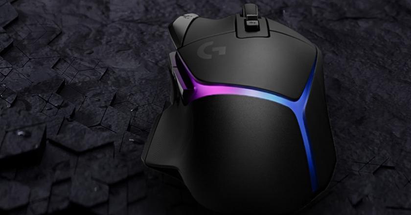 Logitech G502 X PLUS gaming muis met zijknoppen