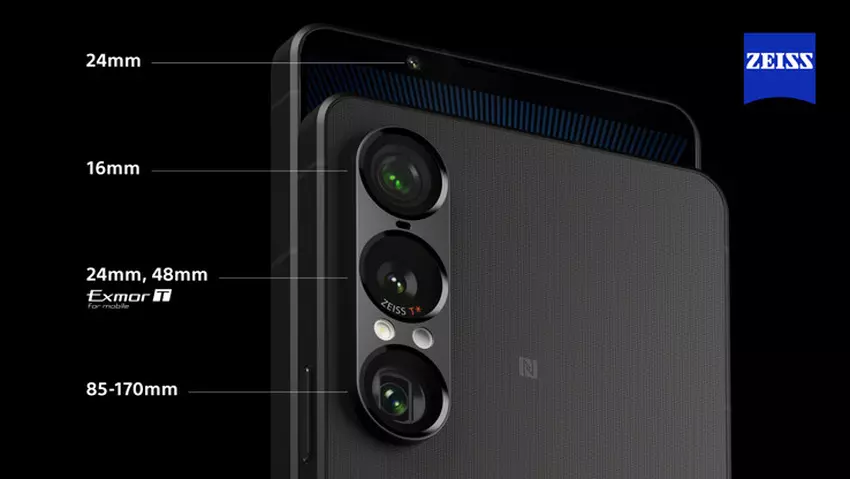 Sony Xperia 1 VII camera's. Illustratie: Sony