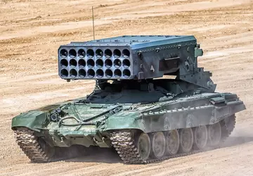 De Oekraïense strijdkrachten hebben het TOS-1A ...