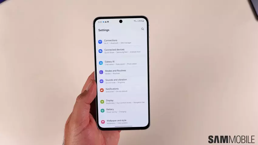 Galaxy S24 FE heeft een update ontvangen in Europa