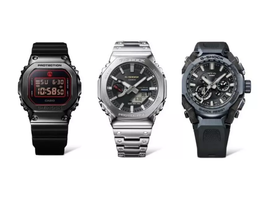 Er zijn drie nieuwe Casio G-Shock modellen online verschenen: MTG-B4000, GM-B2100SD-1C en GM-5600RH.