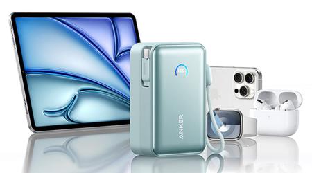 Anker lanceerde de S1 externe batterij met oprolbare kabel, scherm en een capaciteit van 10.000 mAh