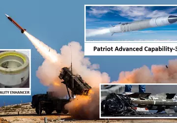 De Patriot PAC-3 raketonderschepper heeft een ...