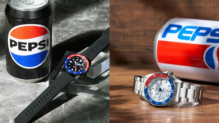 Tijd om op te frissen: Seiko lanceert een door Pepsi geïnspireerd horloge