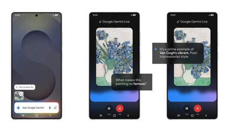 Galaxy S25 zijknop kan Gemini starten