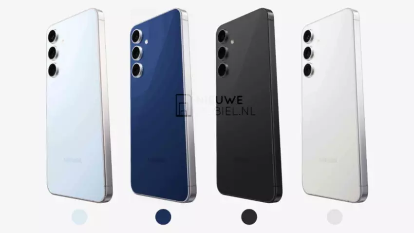 Officiële renders van de Galaxy S25 FE gelekt in alle kleuren