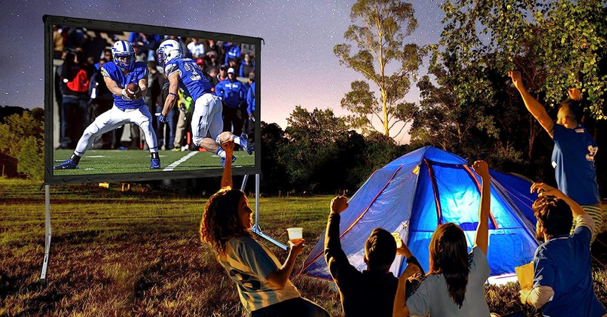 projectiescherm 4K test