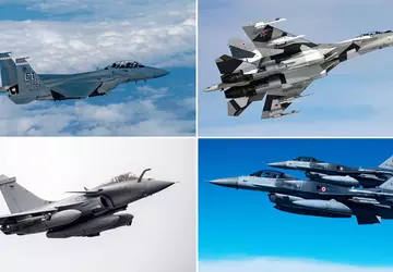 F-16, F-15, Rafale en Su-35 voor ...