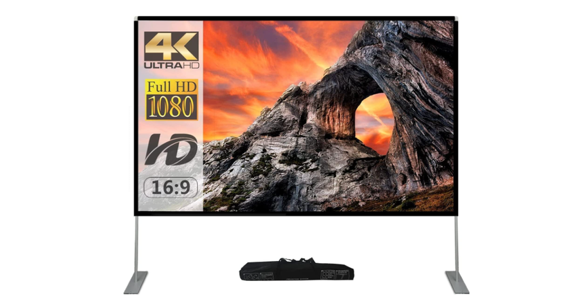 SKERELL met statief Draagbaar 4k projectiescherm