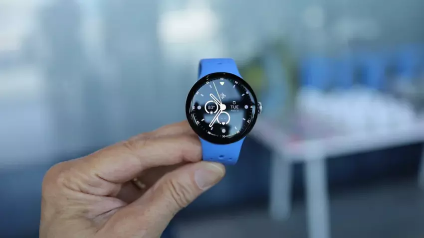Google Pixel Watch 4 smartwatch die werkt met een Android-telefoon