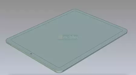 Touch ID, USB-C-poort en groot scherm: 12,9-inch iPad Air getoond op CAD-renders