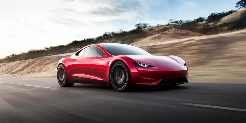 Tesla wil in 2024 Roadster elektrische auto's produceren en uitrusten met straalmotoren