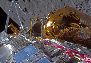 Odysseus werd het eerste Amerikaanse ruimteschip ...