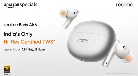 TWS realme Buds Air 6 hoofdtelefoon met ANC- en LHDC-ondersteuning debuteert bij de wereldwijde lancering van de realme GT 6T