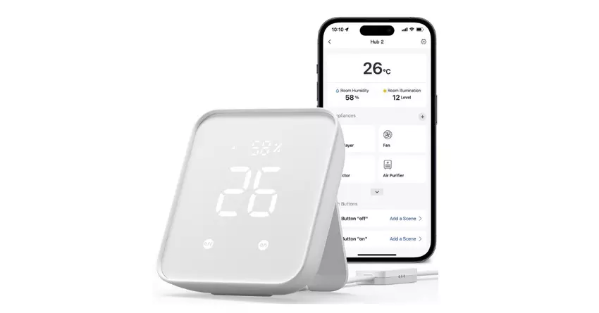 SwitchBot Hub 2 beste wifi hygrometer