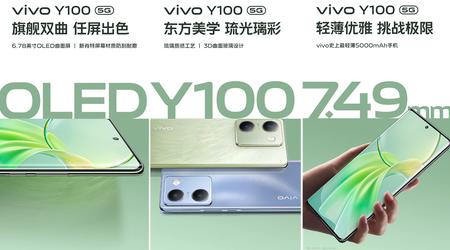 De vivo Y100 5G krijgt een krasbestendig OLED-scherm en een 5.000mAh batterij