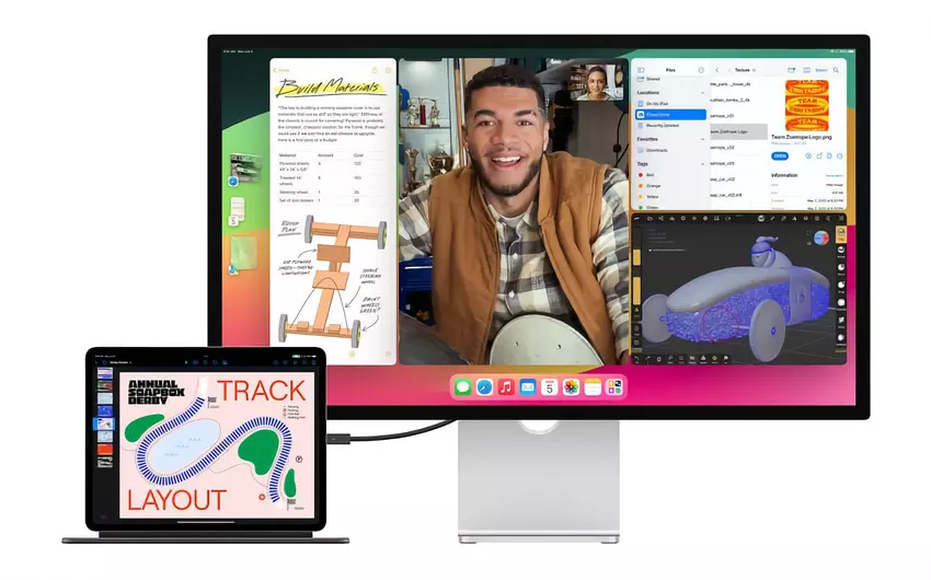 iPad met iPadOS 17-update ondersteunt op USB aangesloten webcams