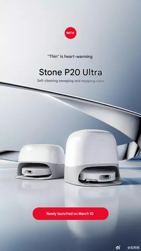 Aankondiging van de nieuwe Roborock P20 Ultra robotstofzuiger