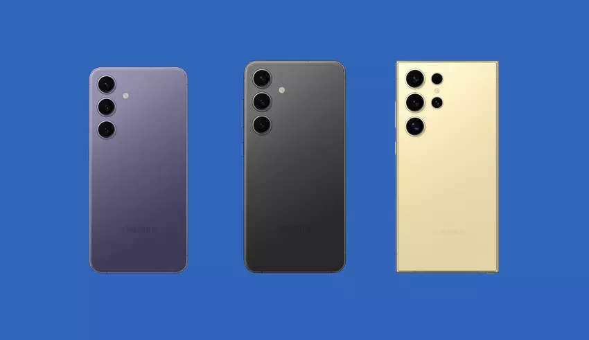 De eerste officiële afbeeldingen van de Samsung Galaxy S24, Galaxy S24+ en Galaxy S24 Ultra zijn opgedoken.