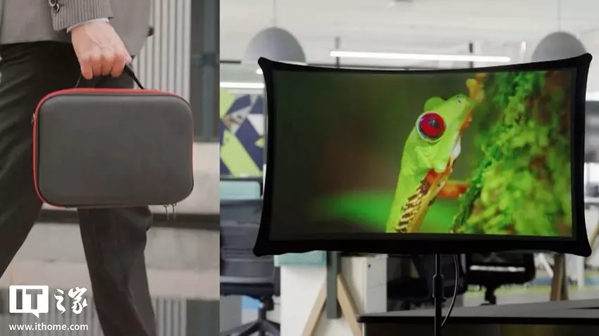 De evolutie van schermen vandaag: de Splay Max opvouwbare stoffen display met monitor- en projectorfunctionaliteiten is onthuld