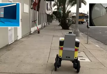 Een robotkoerier hielp de politie twee ...