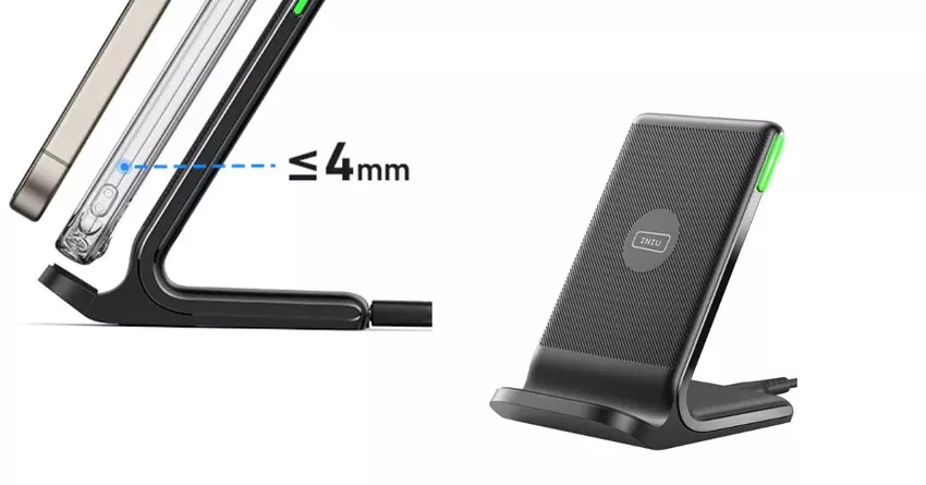 INIU 15W draadloze oplader voor otterbox defender