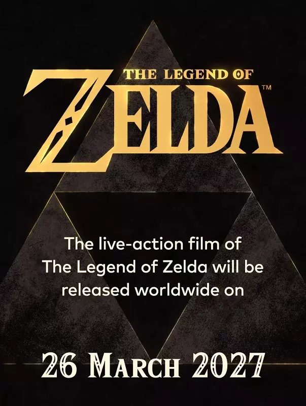 De filmposter van The Legend of Zelda.