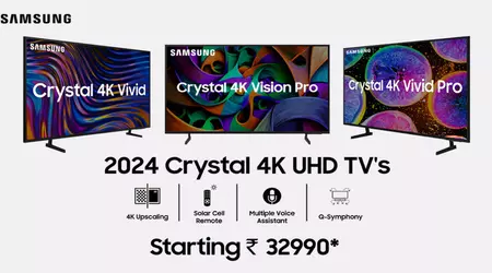 Samsung lanceert Crystal 4K tv-reeks in India voor 2024