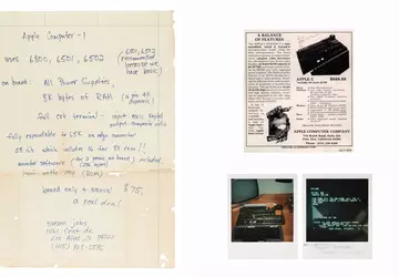 Apple-1 computeradvertentie geschreven door Steve Jobs ...