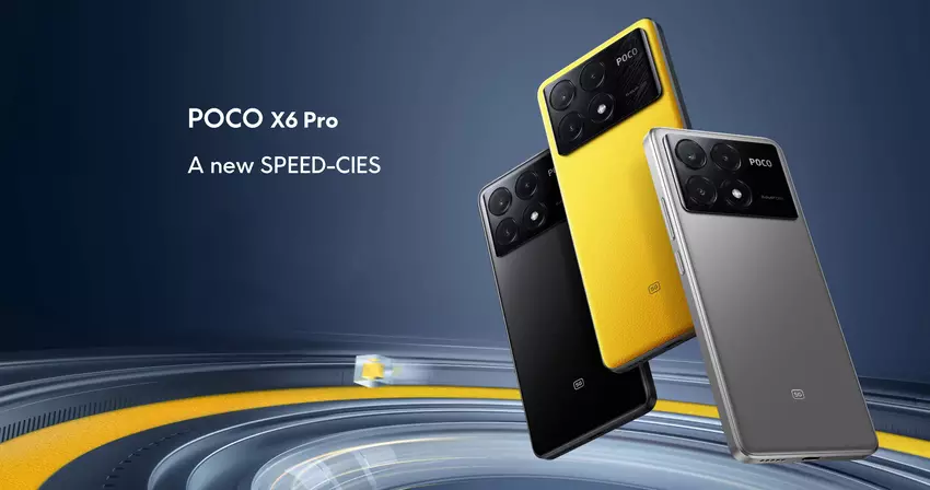 POCO X6 Pro: 120Hz AMOLED-scherm, Dimensity 8300-Ultra-chip, 64 MP camera en HyperOS aan boord
